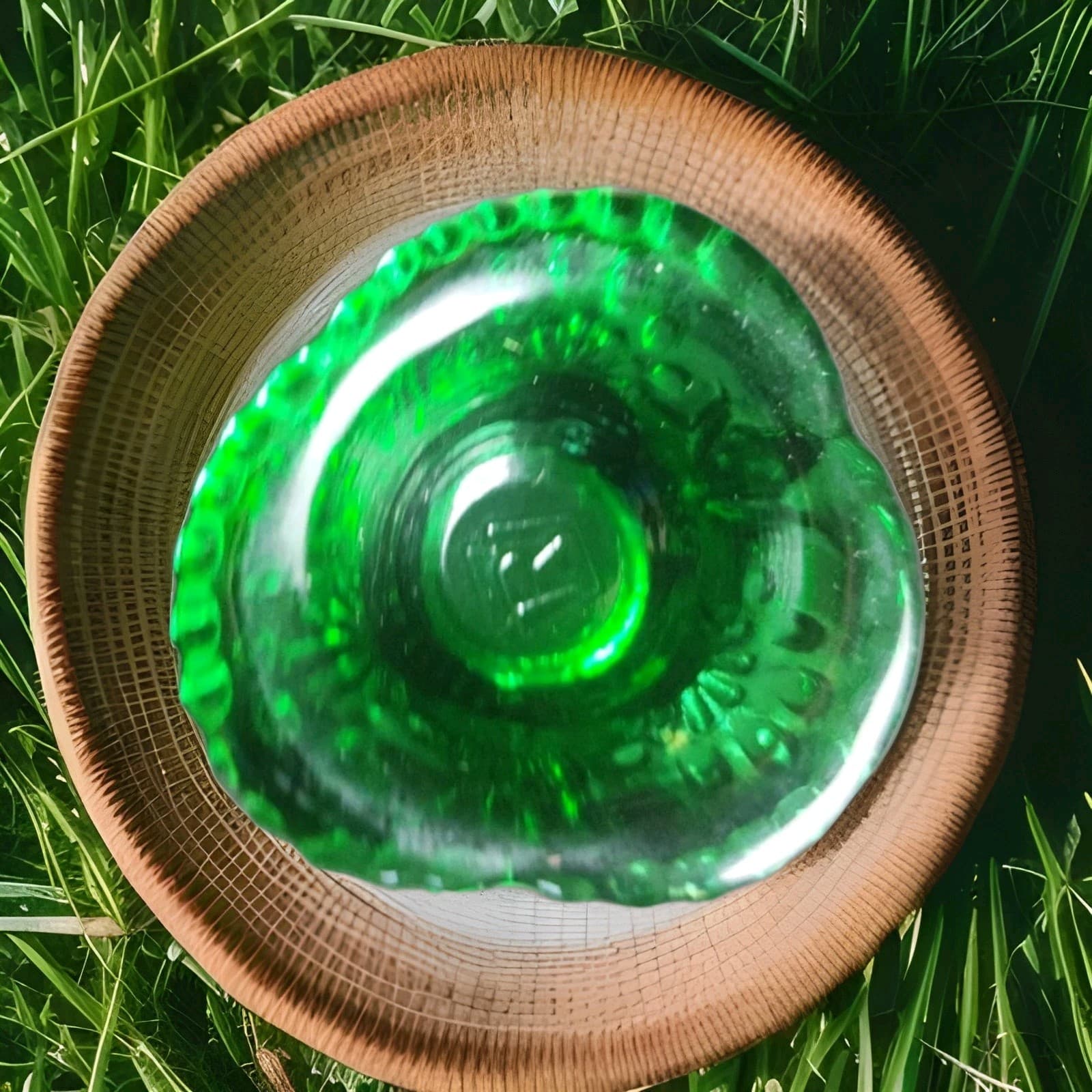 3 Three Faces Salt Cellar Spruce Green Great for holidays and everyday! Gift 6