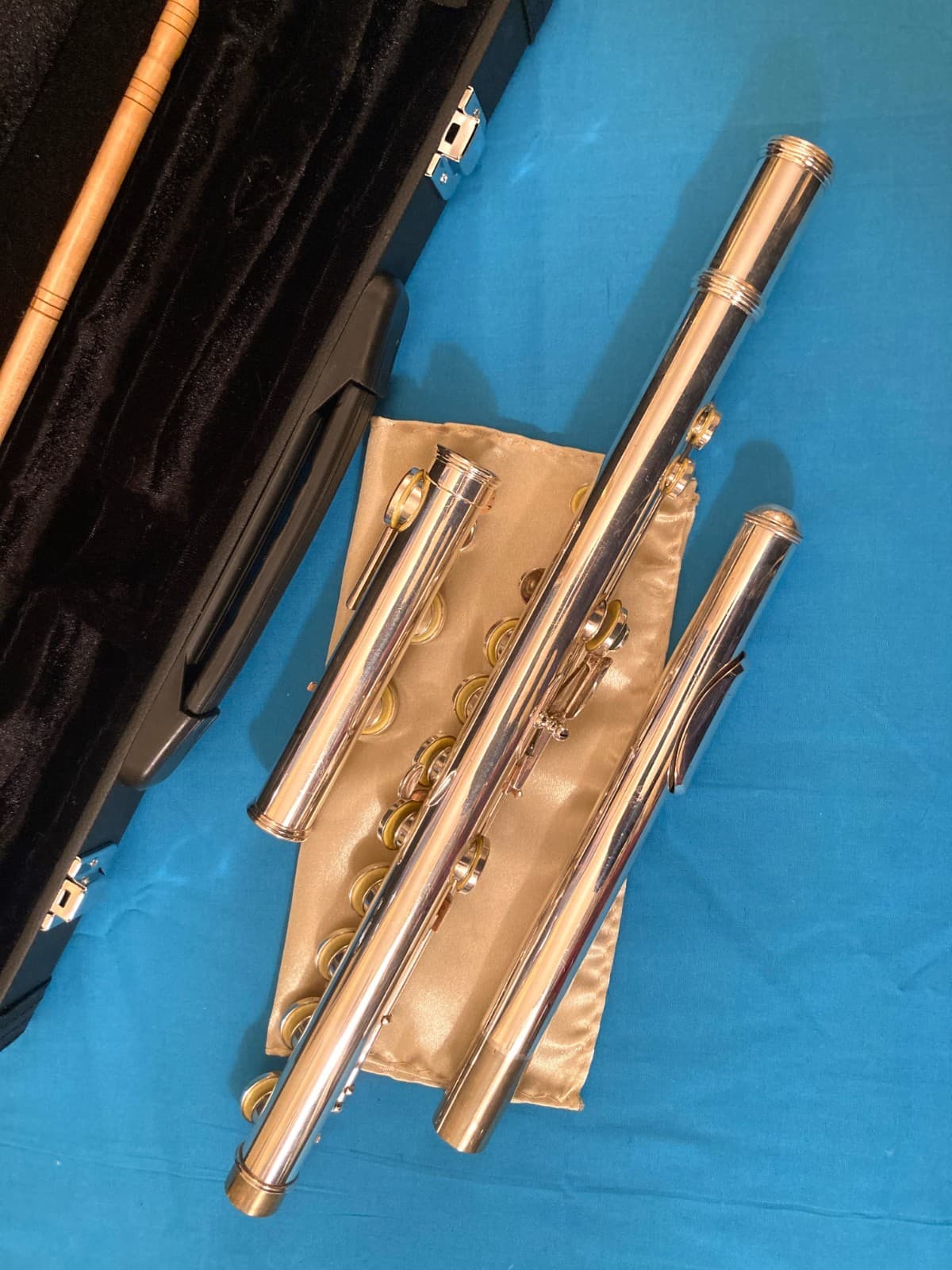 Armstrong Model 104-Student Flute-Overhauled-Made in USA c.1970-with New Case! 3