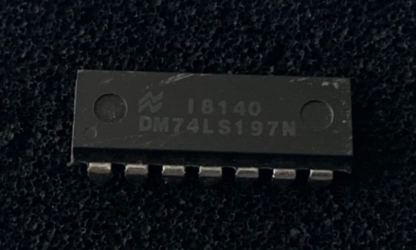 National DM74LS197N presettable binary counter Integrated Circuit