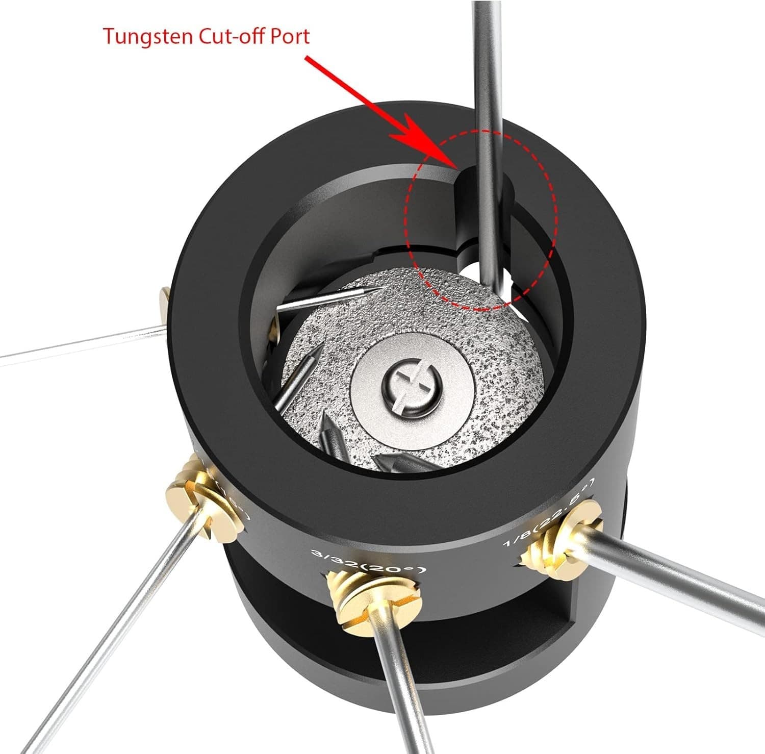 Aluminum Tungsten Electrode Sharpener Grinder For TIG welding, Handheld Electr 3