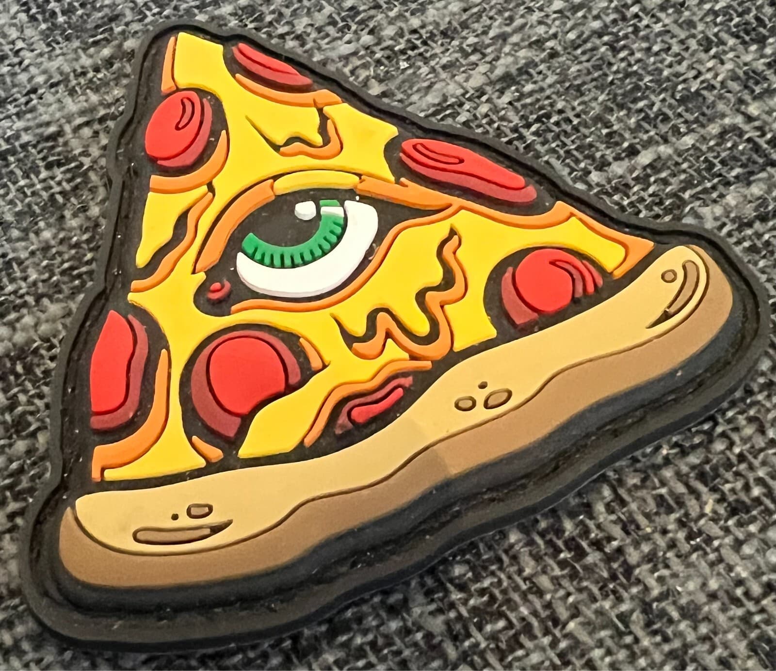 Room Temp Pizza "Slice" OG Colors PVC Patch 2