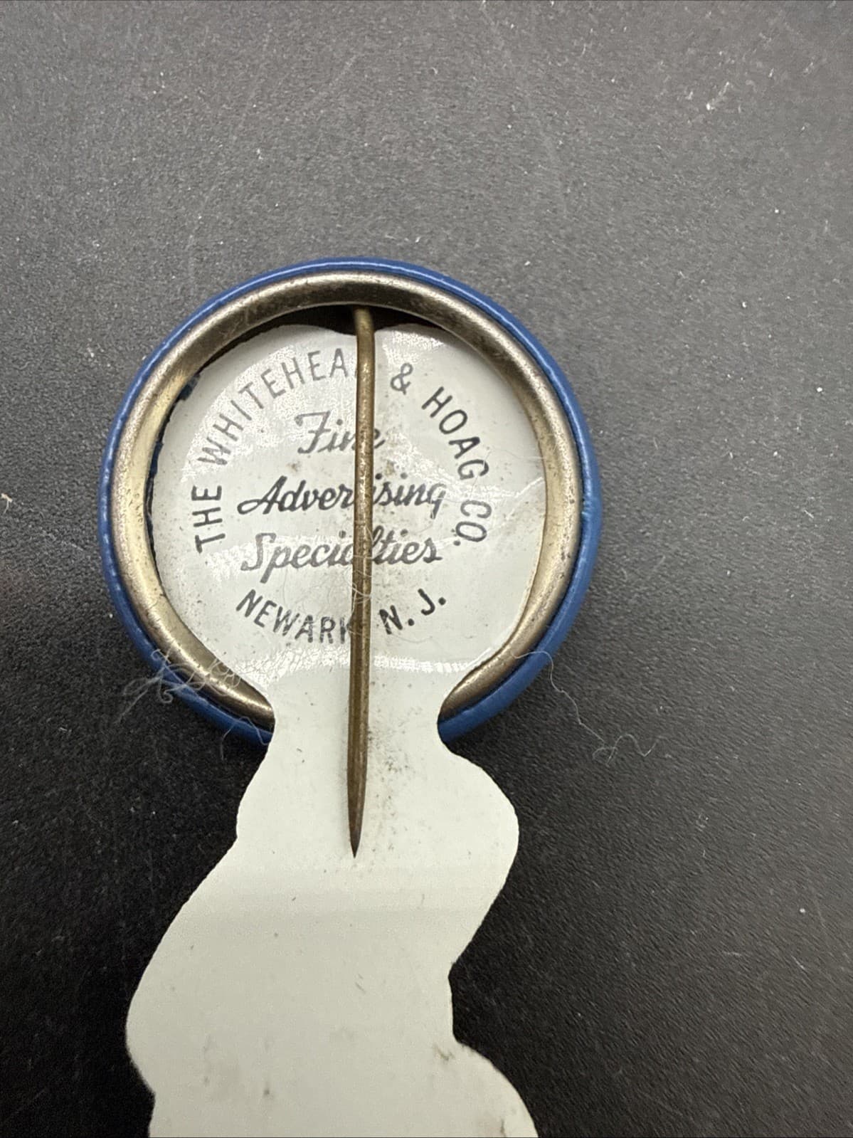 Vintage 1930’s Miller High Life Beer Pinback Button, Celluloid Hanger, Near Mint 5