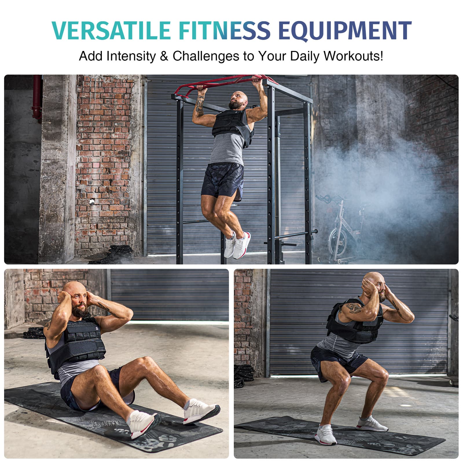 ZELUS 20LB Weight Vest Adjustable Weighted Vest for Running Home Gym Workout 5