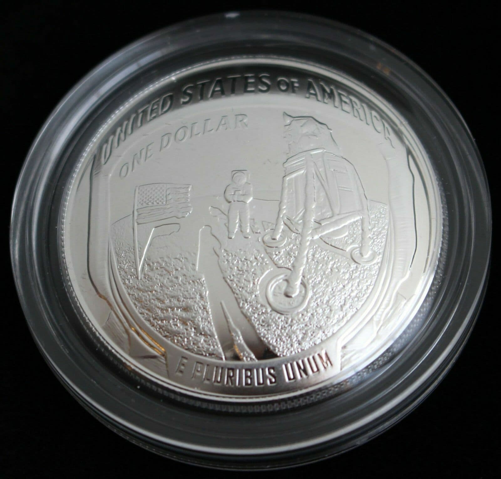 2019 P Apollo 11 PROOF Silver Dollar US Mint $1 Coin with Box and COA 4