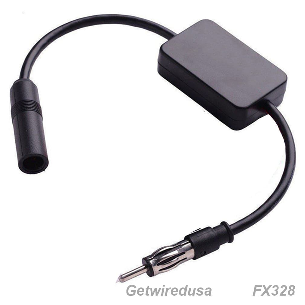 IN-LINE  FM RADIO SIGNAL POWER BOOSTER CAR STEREO ANTENNA RECEPTION AMPLIFIER