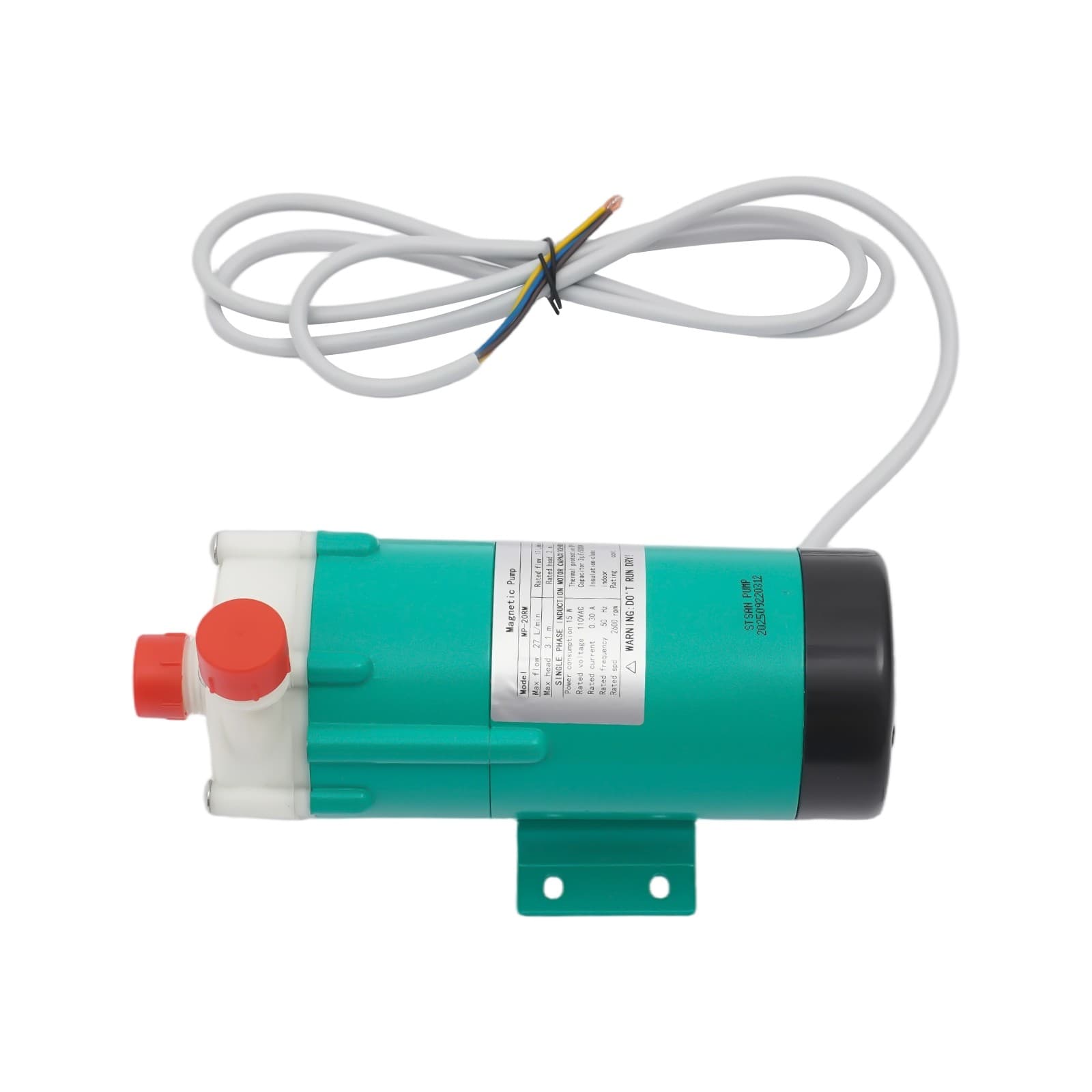 Magnetic Drive Water Pump 7GPM - Food Grade Industrial Pump MP-20R Pump Durable 5