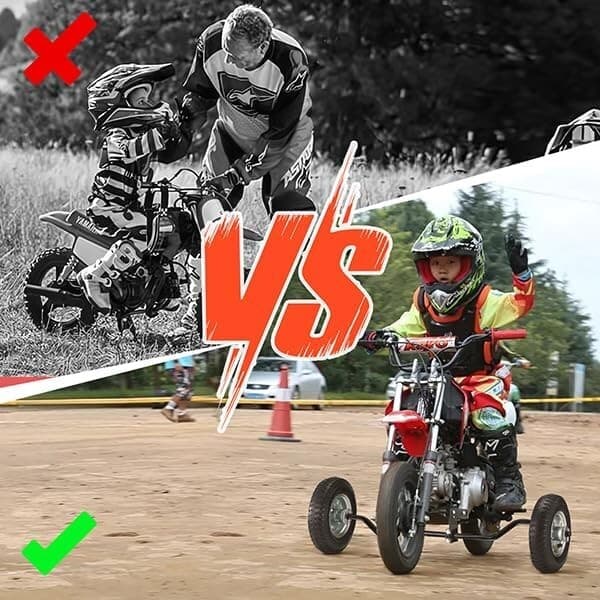 Kids Dirt Bike Training Wheels Motorcycle Training Wheel razor yamaha Motorcycle 3