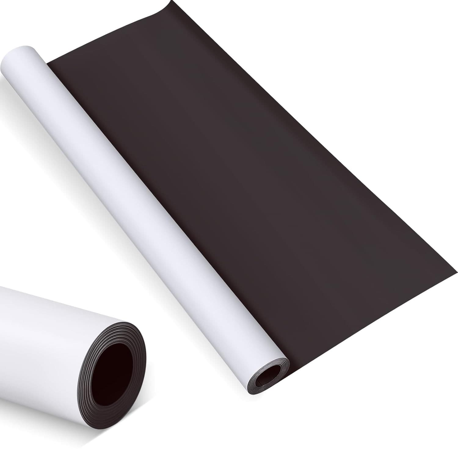 24 Inch X 25 Feet, 30 Mil Blank White Surface Magnet Sheets Magnetic Roll Printa