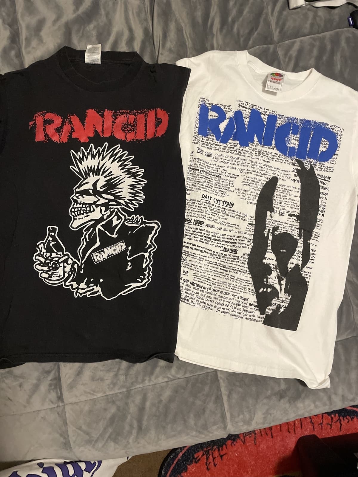 2 x Rancid shirts Size S small punk 90s nofx transplants interrupters ska Mxpx
