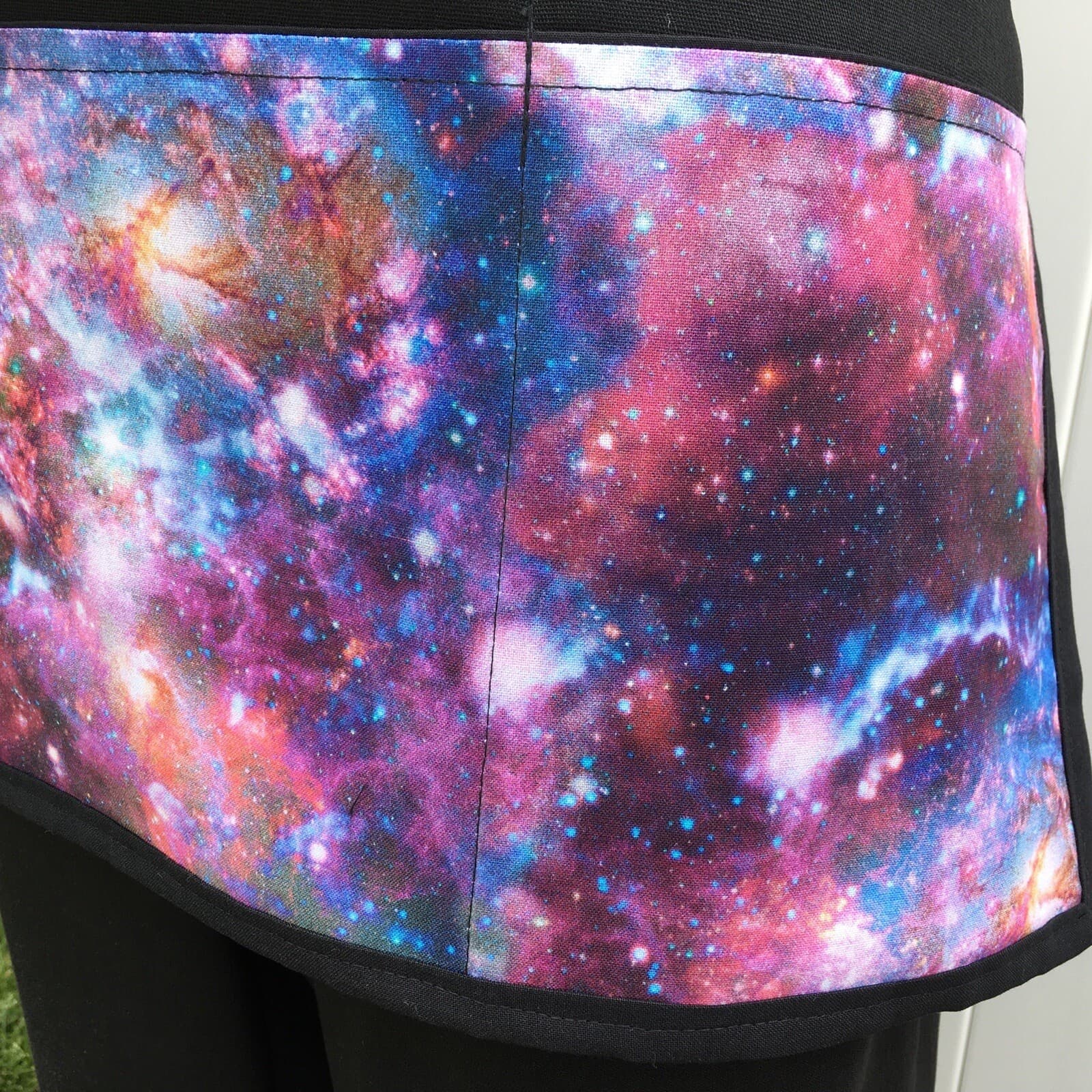 BLACK Space Galaxy 3 Pockets WAITRESS WAIST APRON RESTAURANT SERVER Classyaprons 2