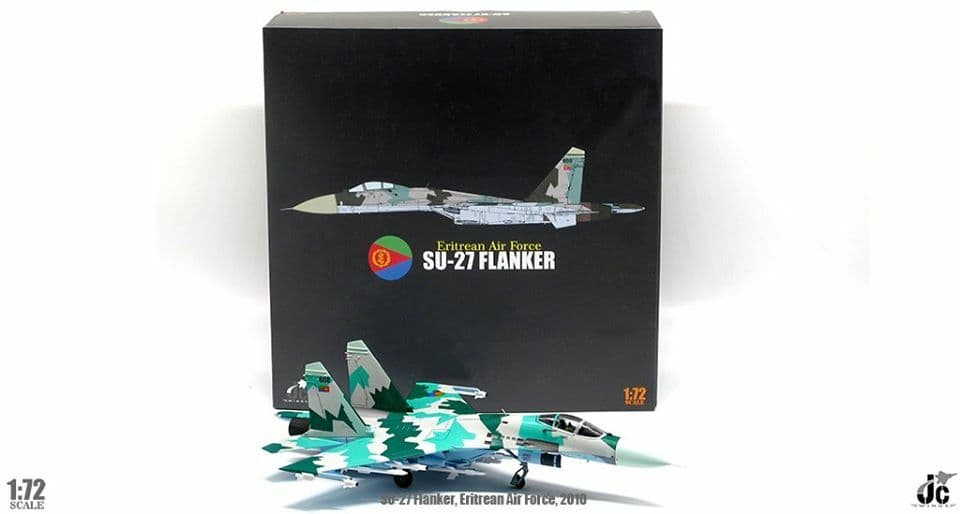 Su-27 Flanker Eritrean Air Force, 2010 Reg: 608 Scale 1/72 JCW-72-SU27-007
