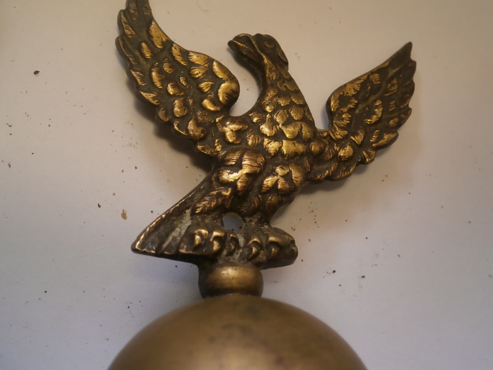 3 antique longcase grandfather clock finials  5