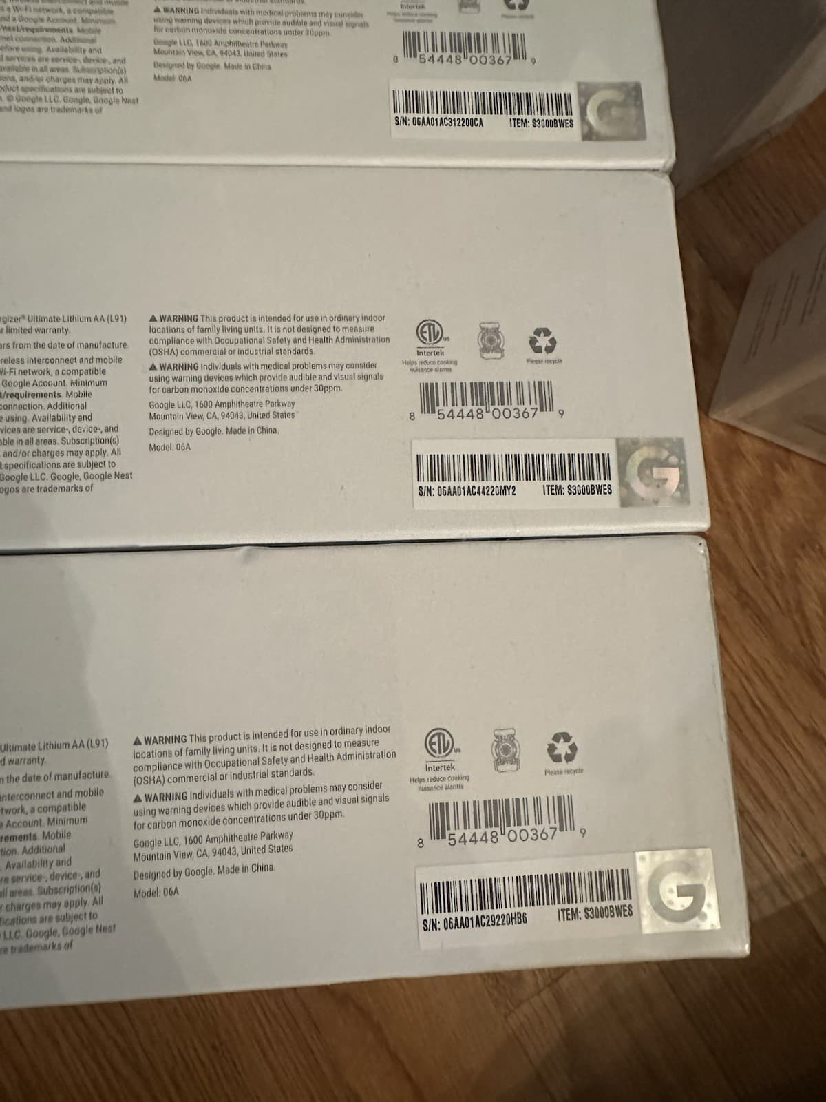 Exp 2032! Google Nest Protect Smoke Carbon Monoxide Alarm 2nd Gen Battery 2