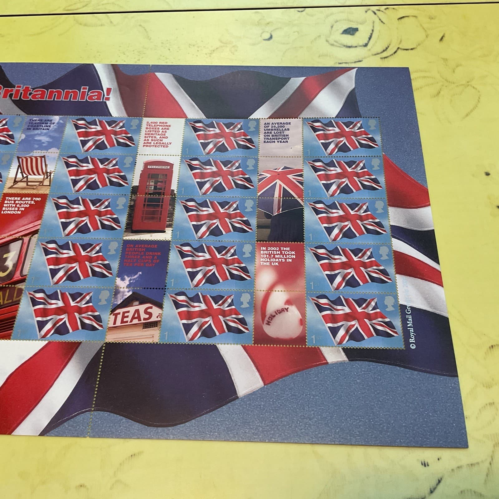 LS20 GB 2004 Rule britannia! Smiler sheet UNMOUNTED MINT/MNH 3
