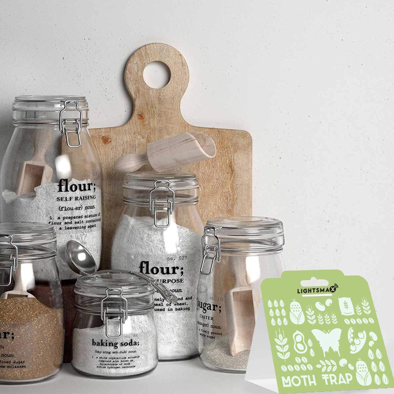 MOTH TRAP FOR KITCHEN SAFE, NON-TOXIC WITH NO INSECTICIDES 6