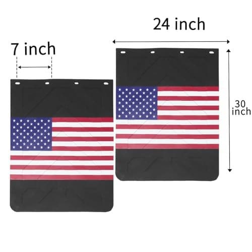 2024 New Upgrade Mud Flap for Semi Truck/Trailer with Design, American Flag 3
