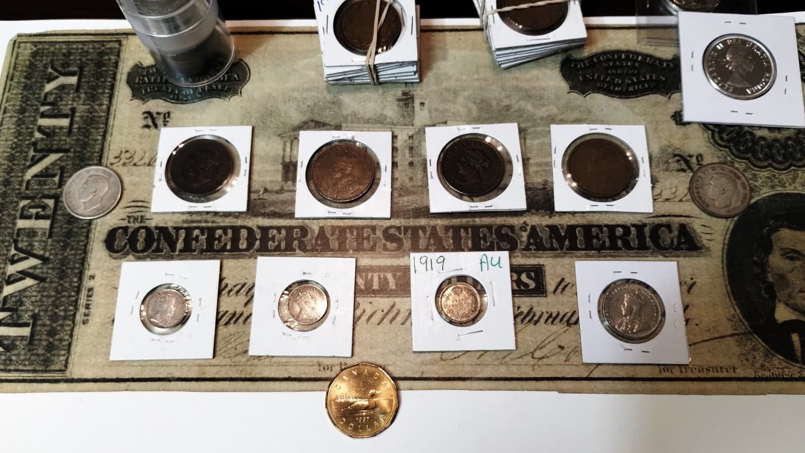 Canada estate sale  61 coin collection 1896 -1943 AU to very goog 6