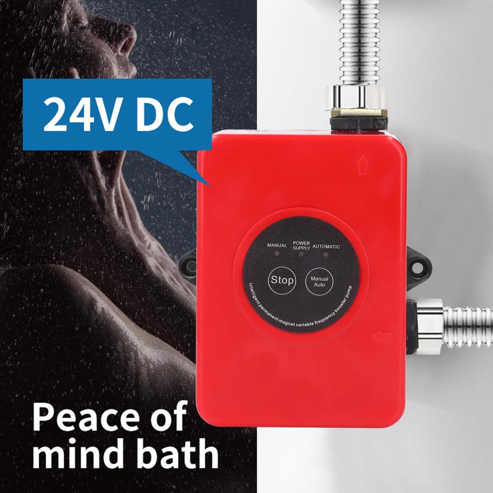 Tissting Water Pressure Booster Pump 100W 32L/min - Automatic Domestic Hot Wa... 3