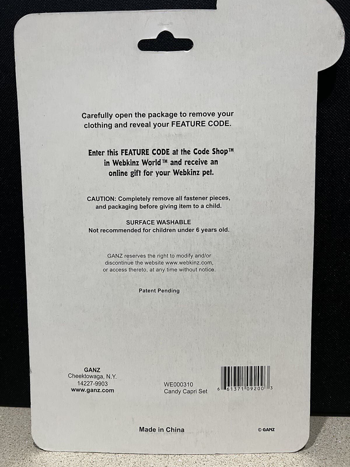 Webkinz Candy Capri Set Top Pants Brand New Sealed Code Clothing Clothes 4