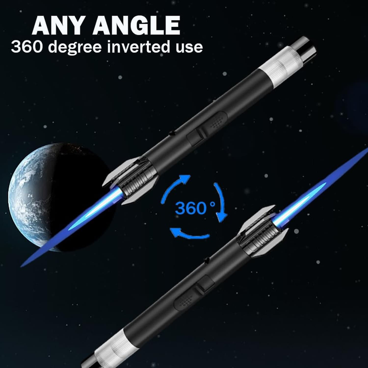 Lightsaber Lighter, Bright Fire Lighter, Butane Torch Lighters with Safety Lo... 5