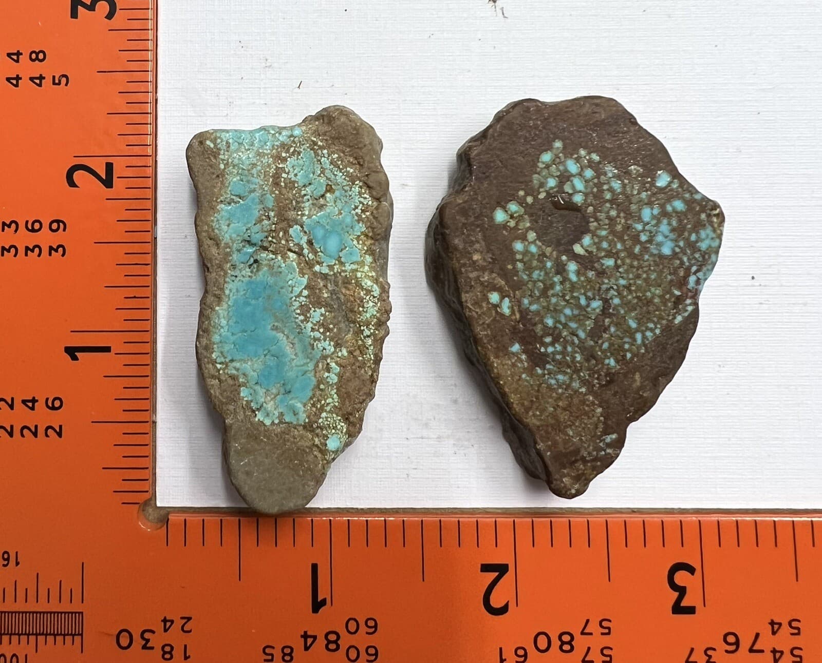 Number 8 Turquoise Old mine material bright blue Great spiderweb 270 Carats 6