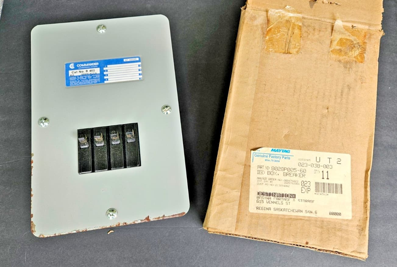 Commander Model B460 - 60 Amp Breaker Box - New Old Stock