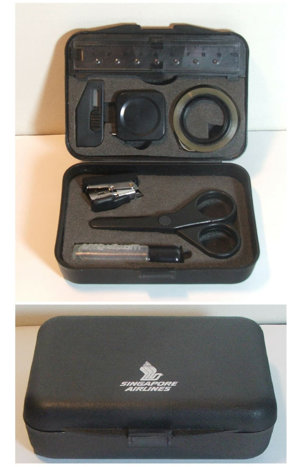 Singapore Airlines RARE Stationary Kit 1980s 1st Class Amenity Complete Unused