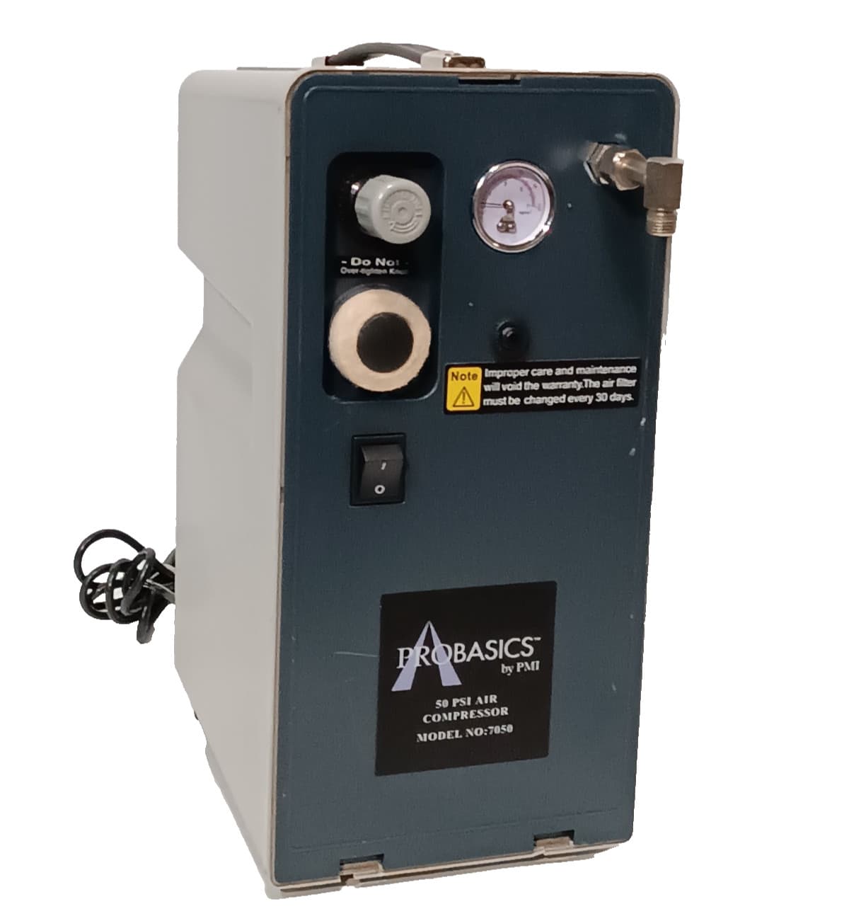 PMI Model 7050 ProBasics 50 PSI Portable Air Compressor as pictured