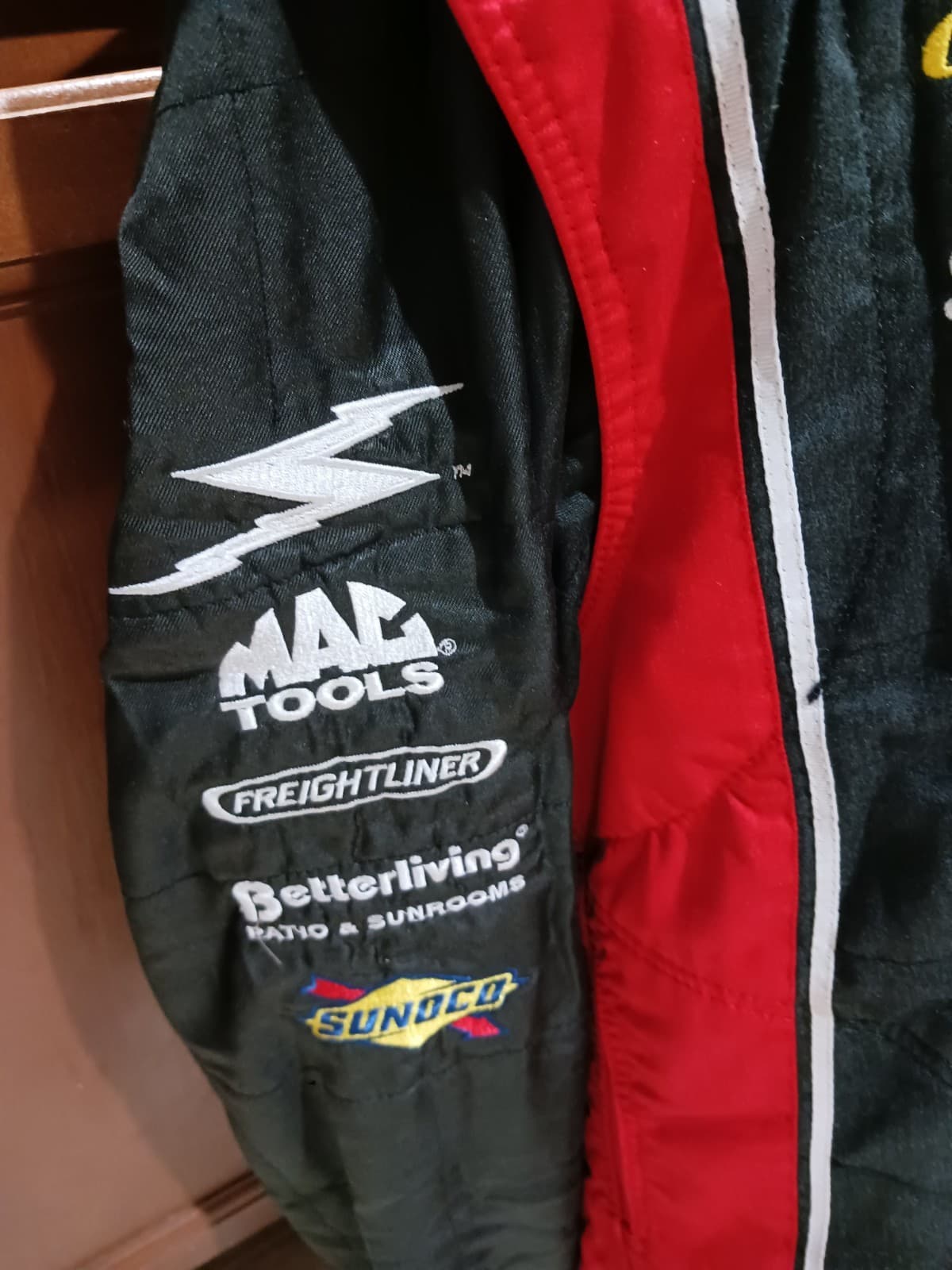 Fitz Bradshaw Family Dollar Race Used Lrg Pit Crew Firesuit NASCAR Ted Musgrave 5