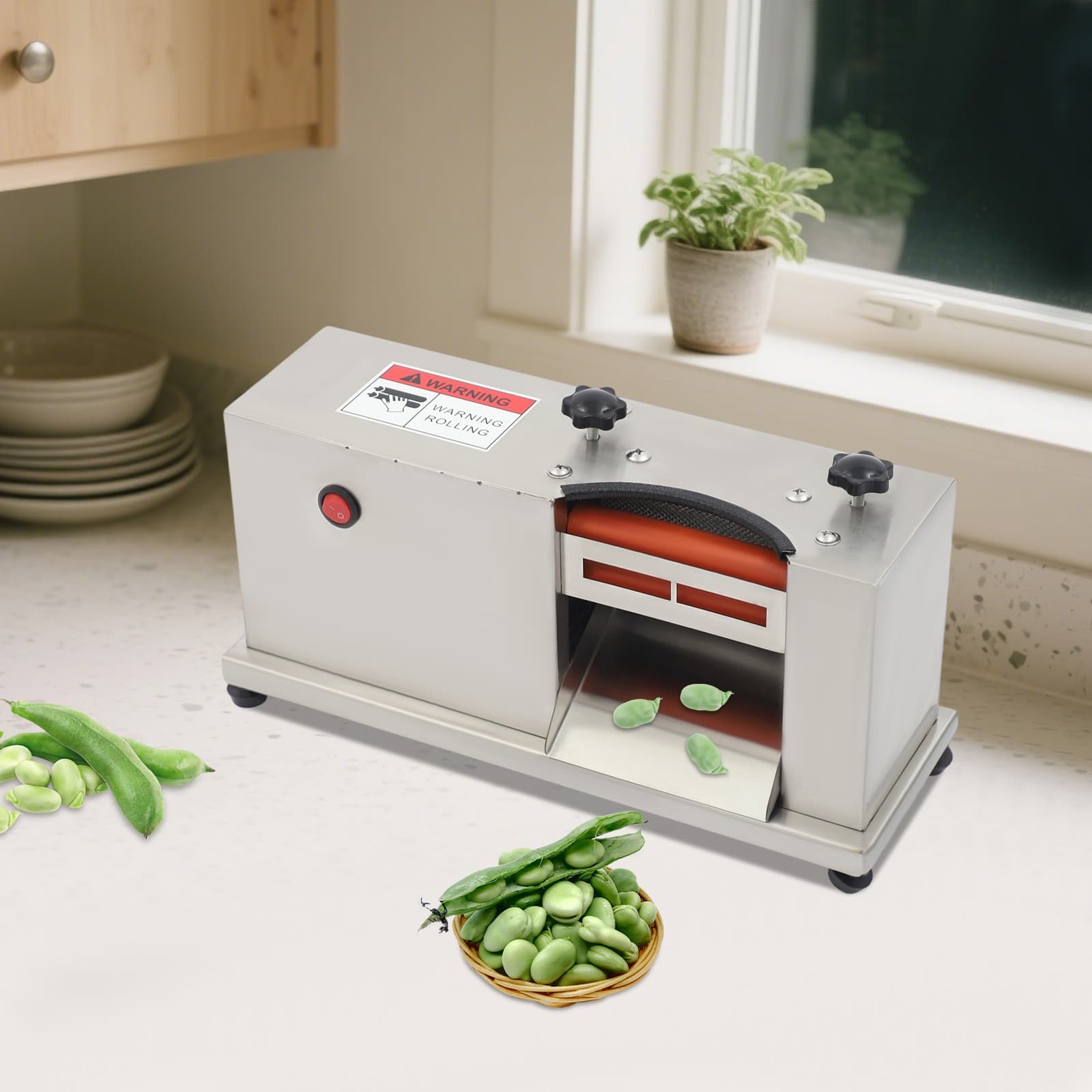 Commercial Electric Bean Sheller Restaurant Bean Peeler Bean Peeling Machine 3