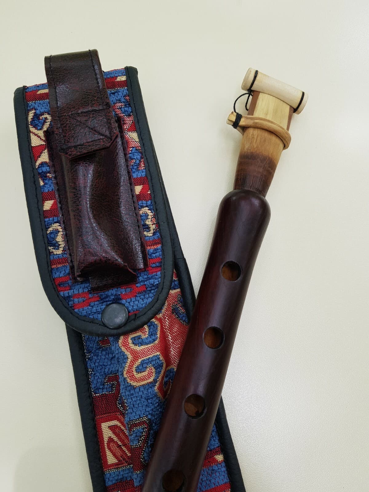 Armenian Duduk Advanced level with beautiful case with reed holder + gift flute 3
