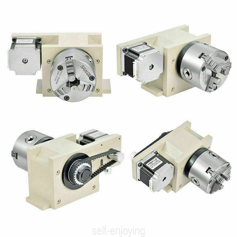 6040 4 Axis Metal Engraving Machine, 1.5KW Drilling Milling Machine CNC Router 5