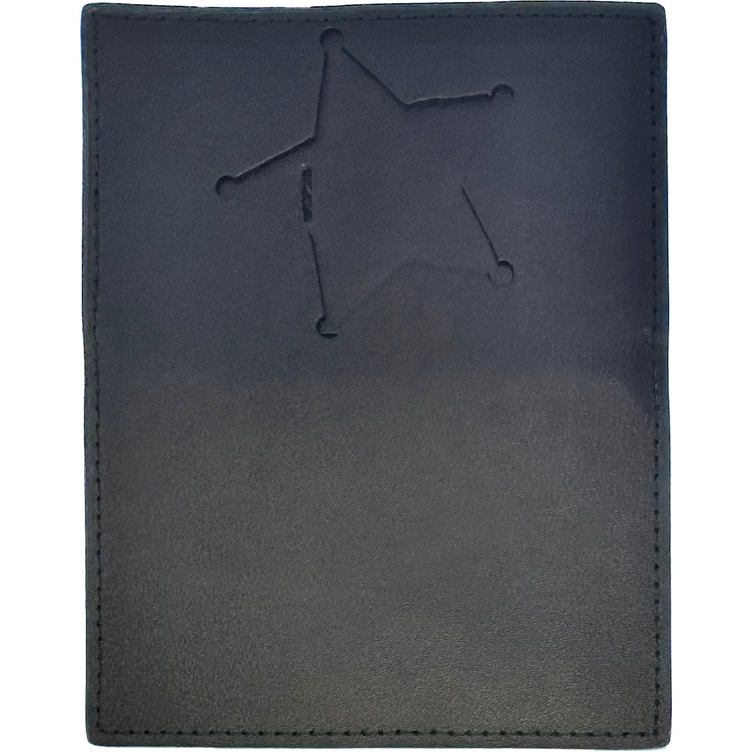 BOSTON LEATHER ID / BADGE CASE: Federal Defender Program 5 Point Star Cutout ... 2