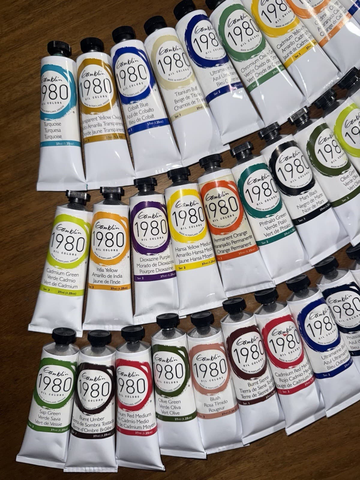 LOT of 51 GAMBLIN 1980 OIL COLORS PAINT 37 mL.TUBES ALL NEW/HIGH SERIES/L@@K!!! 2