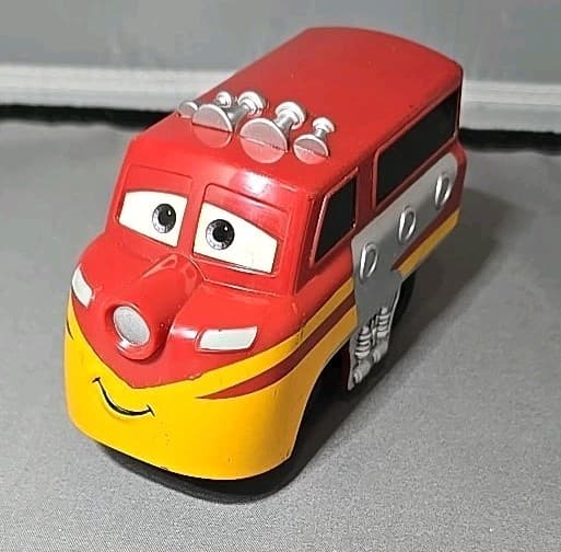 HTF Fisher Price GeoTrax Disney Cars Trev Train Car Only - Push 2008 R3125