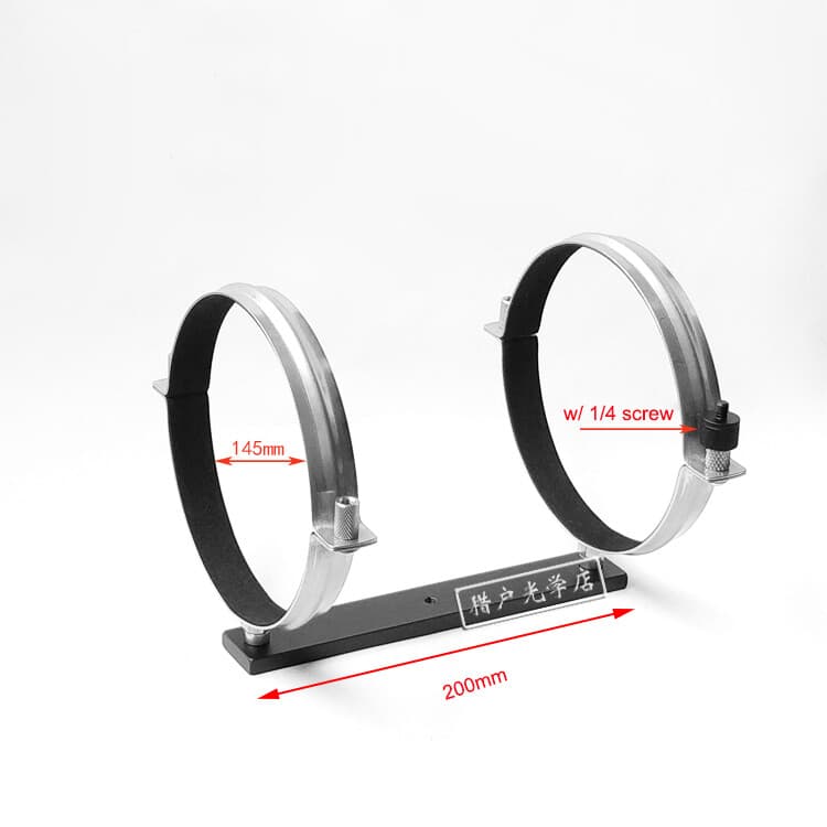 1pcs Astronomical Telescope Universal Hoops Tripod Bracket Metal Plate Hoop