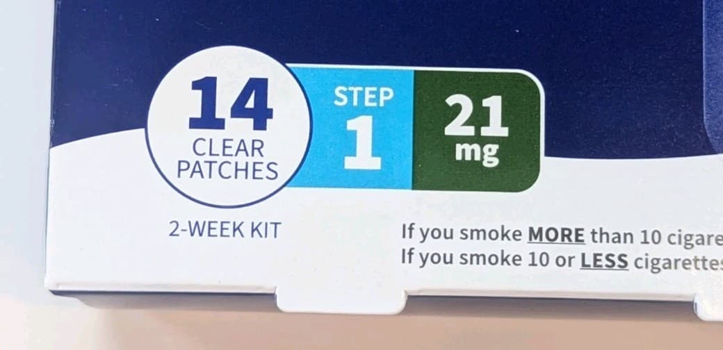 (2) Walgreens 21mg Nicotine Transdermal System Patch Step 1 EXP: 02/26 Free Ship 2