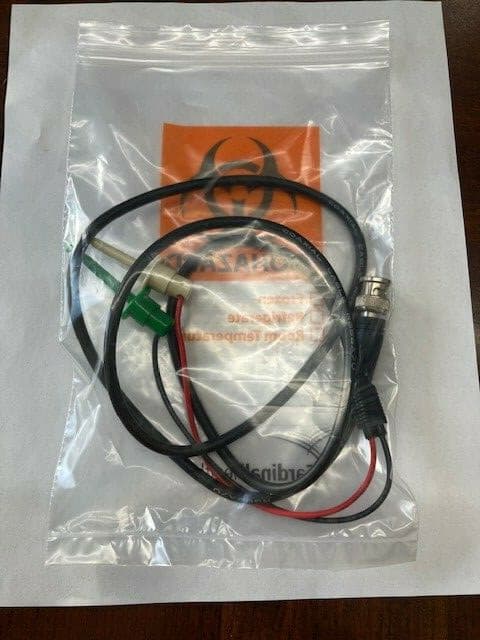 36" BNC Male Plug - Dual Mini Test Hook Clip Lead for Oscilloscope - 5 Pk (PC)  2
