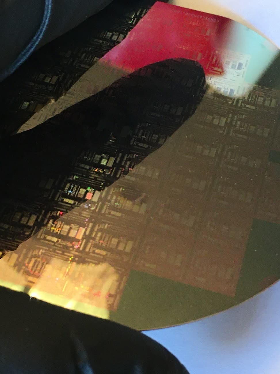 4" Unknown Silicon Wafer 1980s Extremely Rare Vintage CPU Chip 4