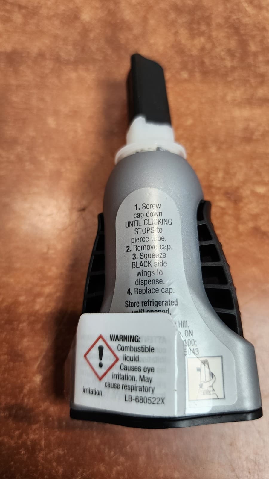 (Qty 10) Loctite 680522 Instant Adhesive, 454, Clear, 0.14 Oz, Exp 5/26   *PI 4