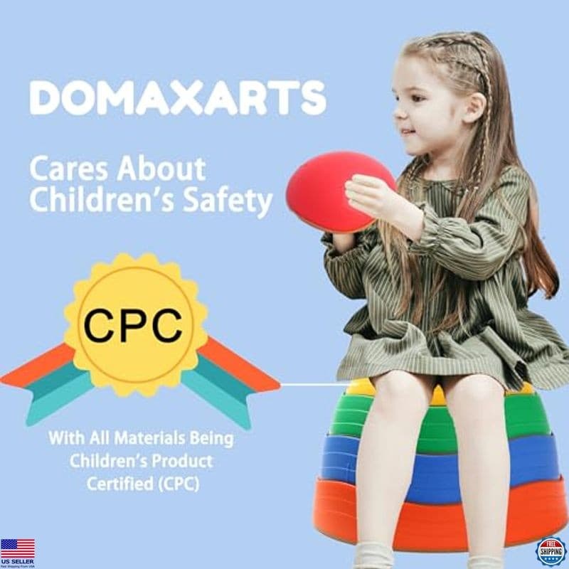 Balance Stepping Stones for Kids, 5pcs Sensory Stepping Stones, Indoor & Outdoor 3