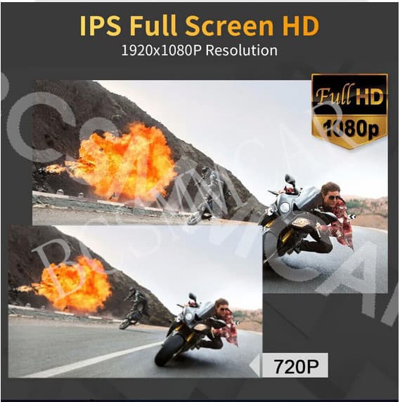 2x Car Headrest Monitor Rear Seat Entertainment TV Video Player IPS Touch Screen 5