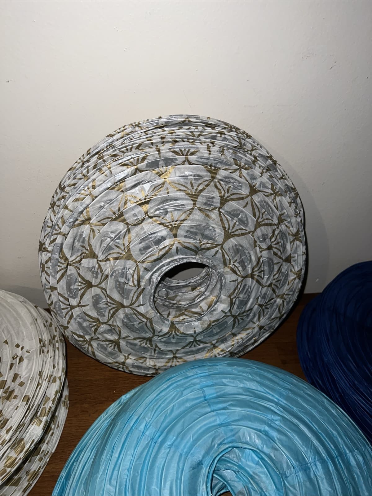 Bamboo Paper Lanterns Multicolor Lot Of 24 6