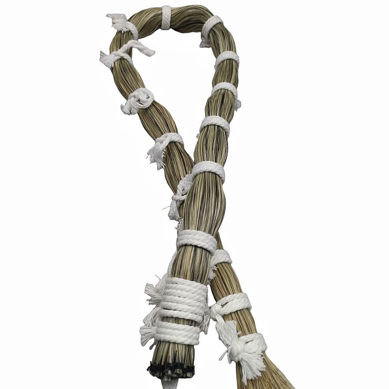 30 hanks Gray horsetail Hair to DIY Rocking Horse Tail Mane Forelock on hide set 4