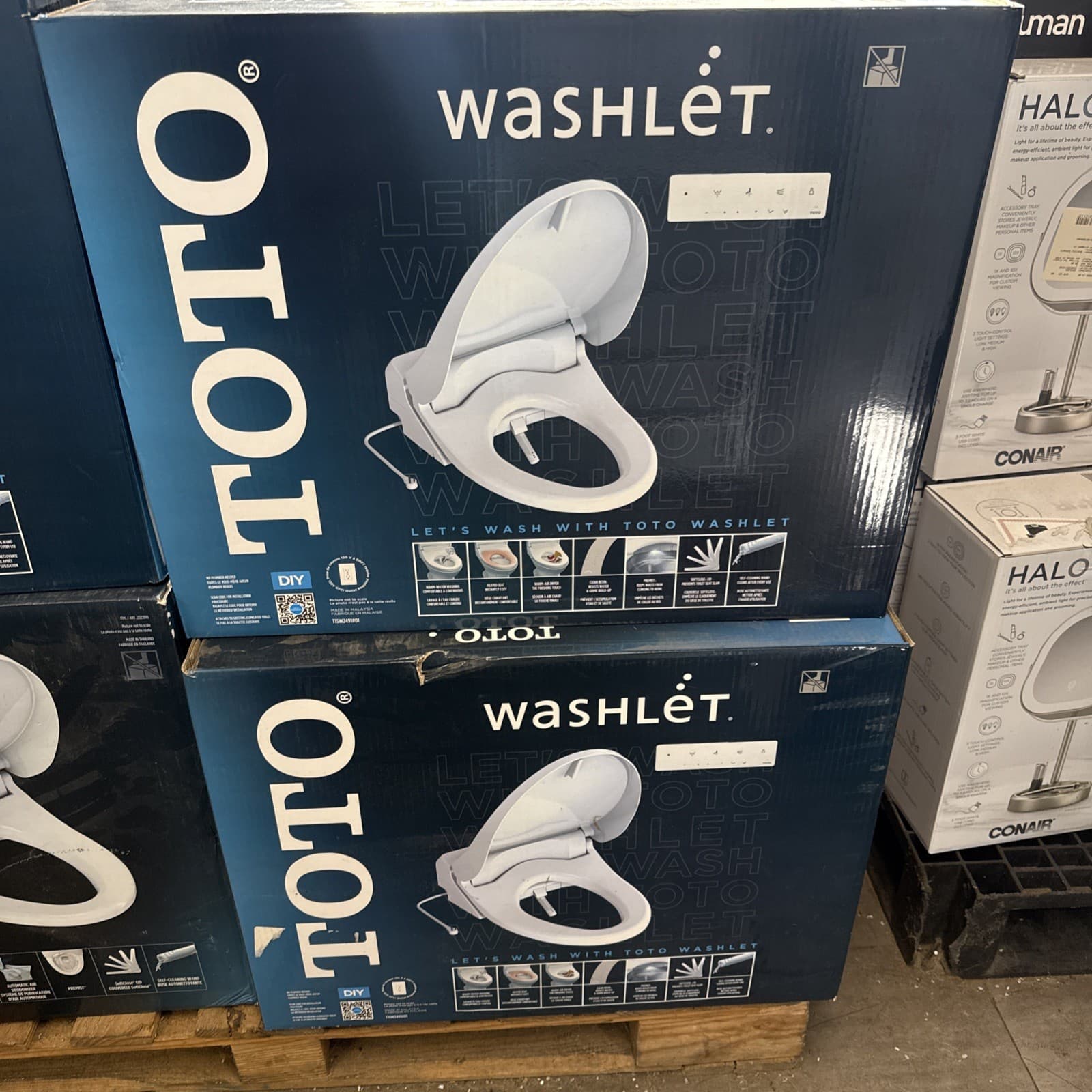 TOTO Washlet Elongated Bidet Seat with SoftClose Lid T1SW2491#01 Remote Control