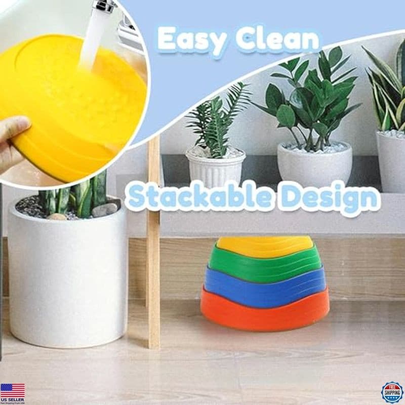 Balance Stepping Stones for Kids, 5pcs Sensory Stepping Stones, Indoor & Outdoor 6