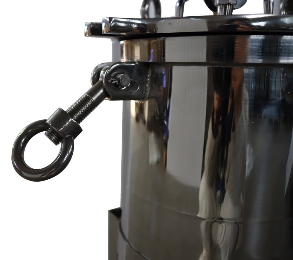 1# Bag Filter Stainless Industrial Filtration Filter2" NPT In/Out 120 psi 0.25㎡ 6