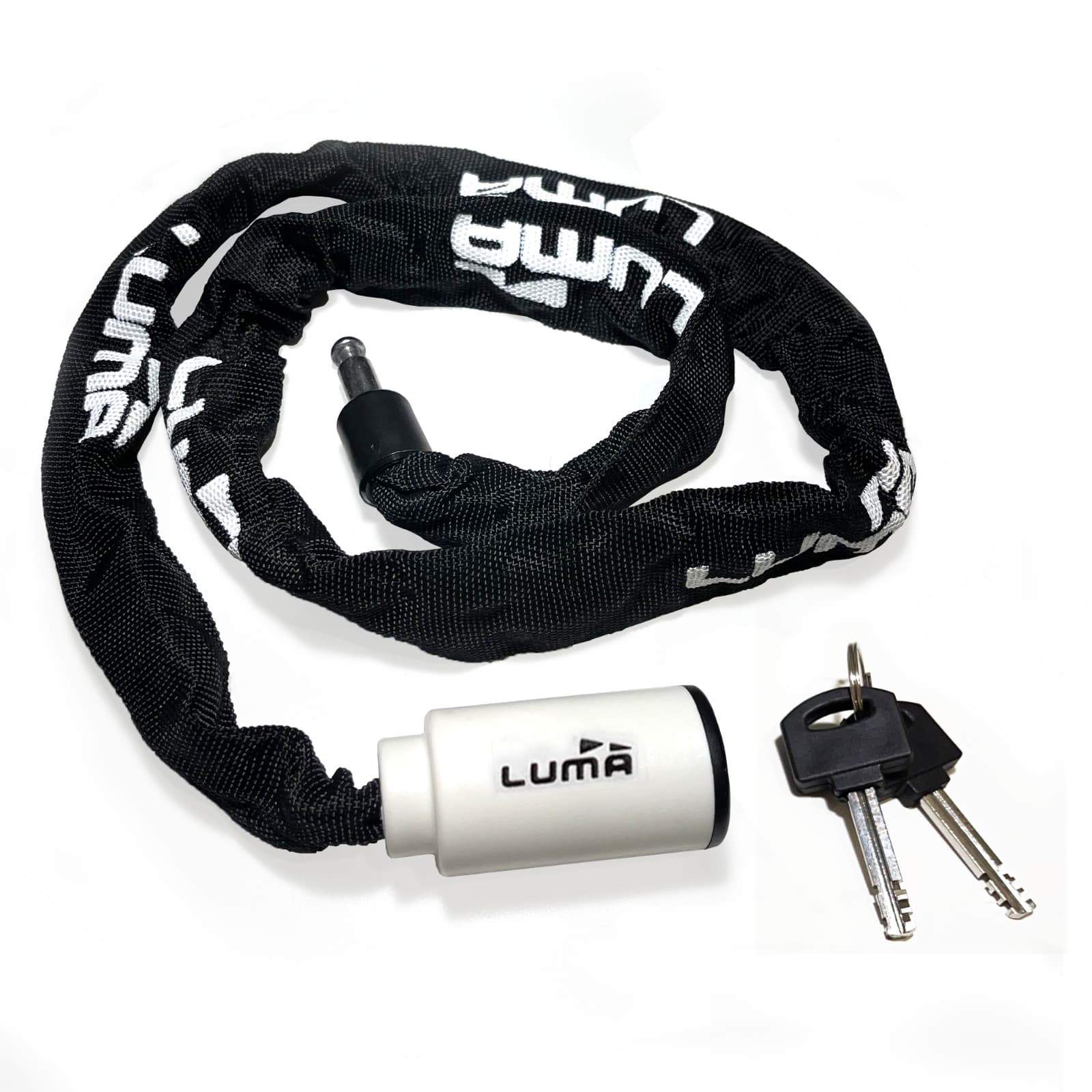 LUMA Enduro 8 Heavy Duty 59-Inch Large Bike Chain Lock with Keys