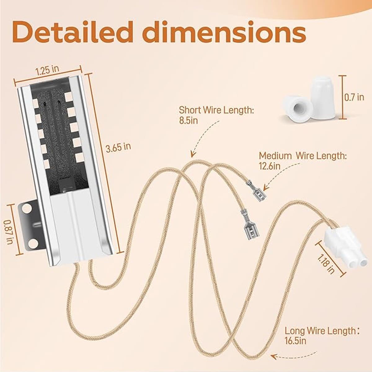 Gas Range Oven Igniter for Kenmore 79070502011, 79070502012, 79070502013 4