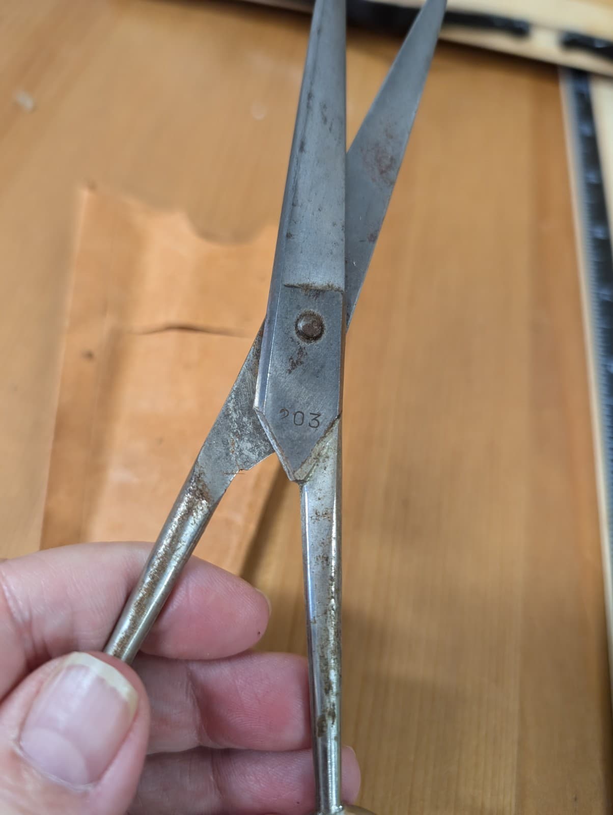 Vintage Henckels And Hammesfahr Scissors 203 4